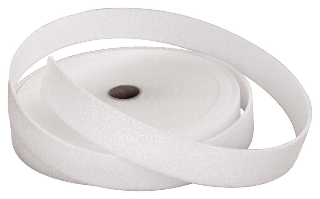 Schaumfolie Schmalrollen - Breite: 10 cm | Rollenlänge: 32 lfm. / Stärke: 8 mm