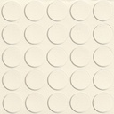 Selbstklebende Abdeckkappen f. Möbel - Ø 14 mm | Dekor: &quot;Alabaster&quot; (25 Stk.)