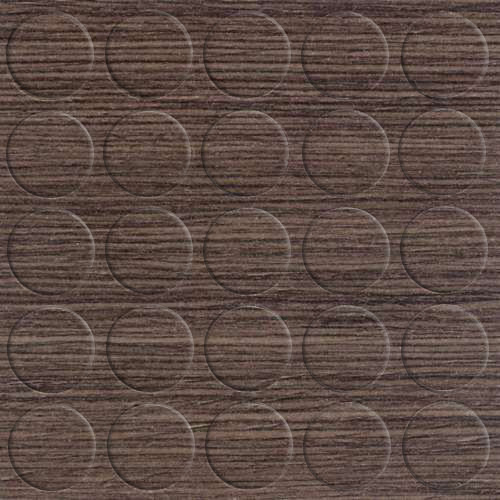 Selbstklebende Abdeckkappen f. Möbel - Ø 14 mm | Dekor: "Legno Tabac" (25 Stk.)