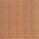 Selbstklebende Abdeckkappen f. Möbel - Ø 14 mm | Dekor: "Buche Ellmau / Samerberg" (25 Stk.)