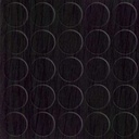 Selbstklebende Abdeckkappen f. Möbel - Ø 14 mm | Dekor: "Wenge" (25 Stk.)