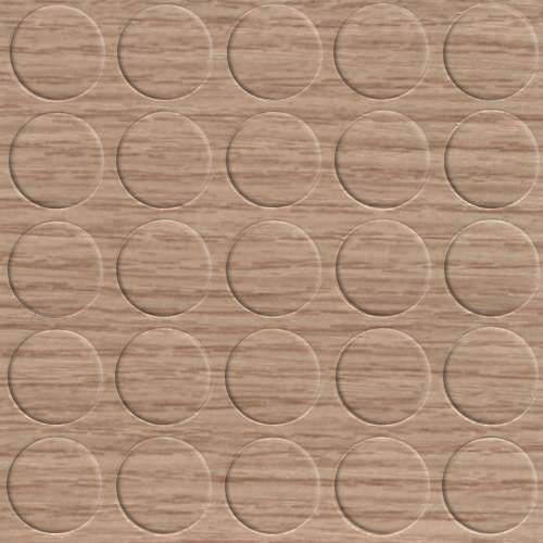 Selbstklebende Abdeckkappen f. Möbel - Ø 14 mm | Dekor: "Eiche Winchester" (25 Stk.)