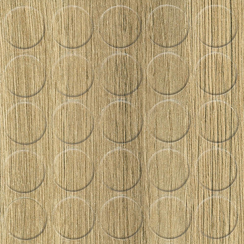 Selbstklebende Abdeckkappen f. Möbel - Ø 14 mm | Dekor: "Wildeiche" (25 Stk.)