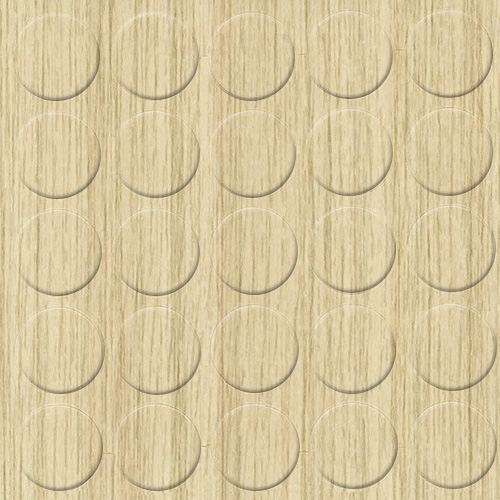 Selbstklebende Abdeckkappen f. Möbel - Ø 14 mm | Dekor: "Königseiche" (25 Stk.)