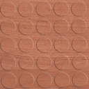 Selbstklebende Abdeckkappen f. Möbel - Ø 14 mm | Dekor: "Erle" (25 Stk.)