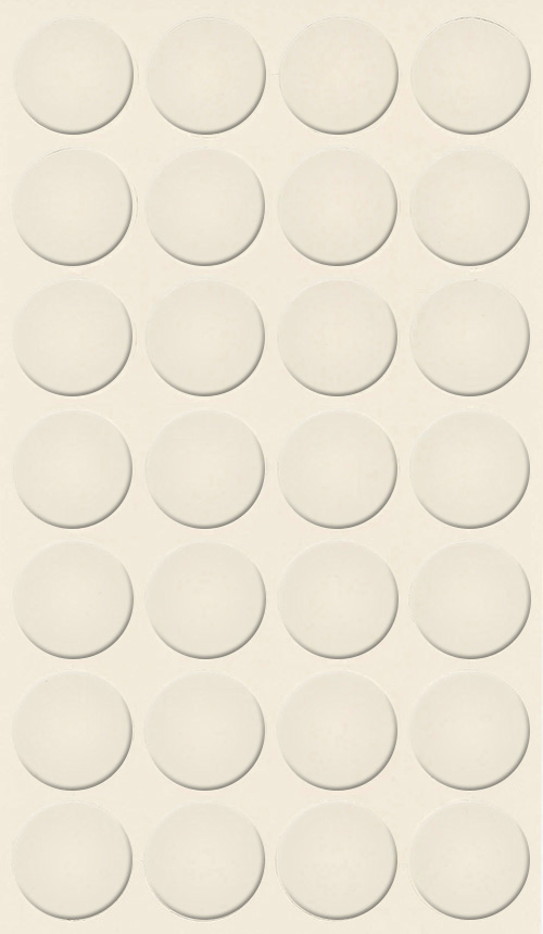 Selbstklebende Abdeckkappen f. Möbel - Ø 20 mm | Dekor: "Sandgrau" (28 Stk.)