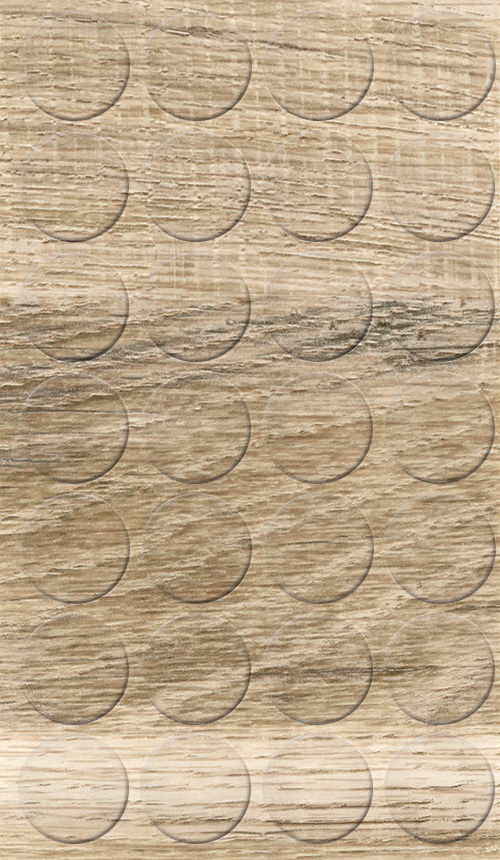[250858V-D20] Selbstklebende Abdeckkappen f. Möbel - Ø 20 mm | Dekor: "Eiche Sonoma hell/Bardolino natur" (28 St)