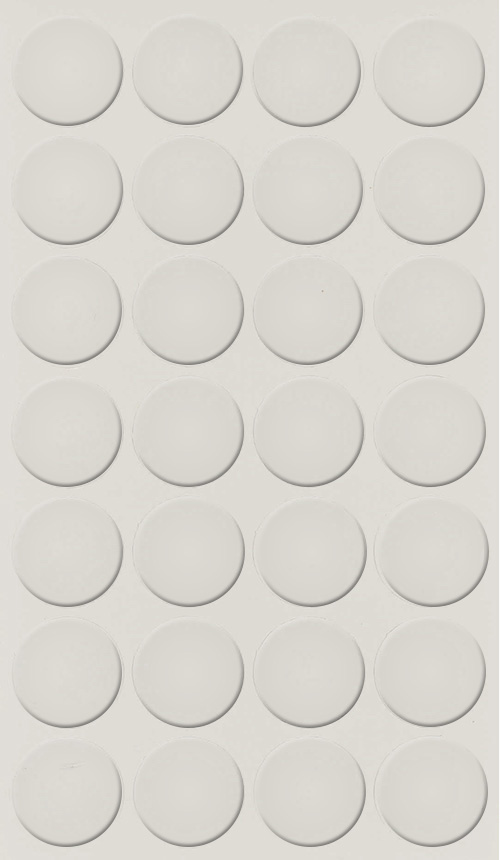 Selbstklebende Abdeckkappen f. Möbel - Ø 20 mm | Dekor: "Kaschmir" (28 Stk.)