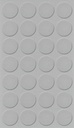 Selbstklebende Abdeckkappen f. Möbel - Ø 20 mm | Dekor: "Platin grau" (28 Stk.)