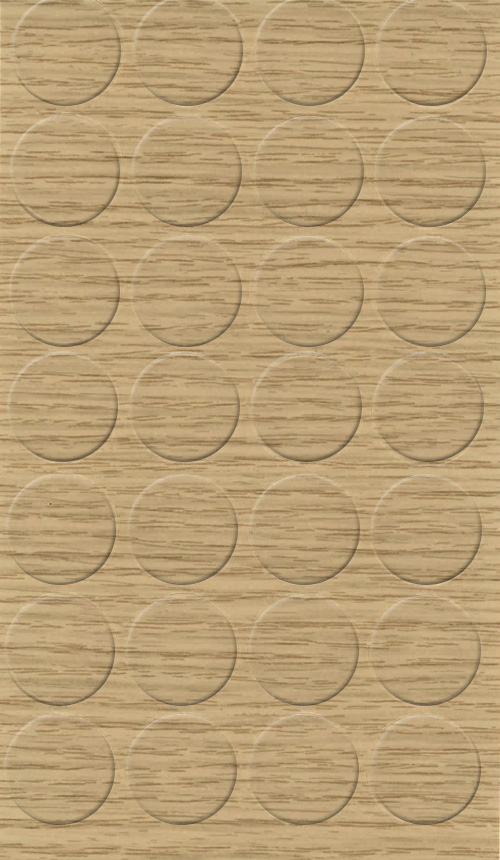 Selbstklebende Abdeckkappen f. Möbel - Ø 20 mm | Dekor: "Eiche Winchester" (28 Stk.)