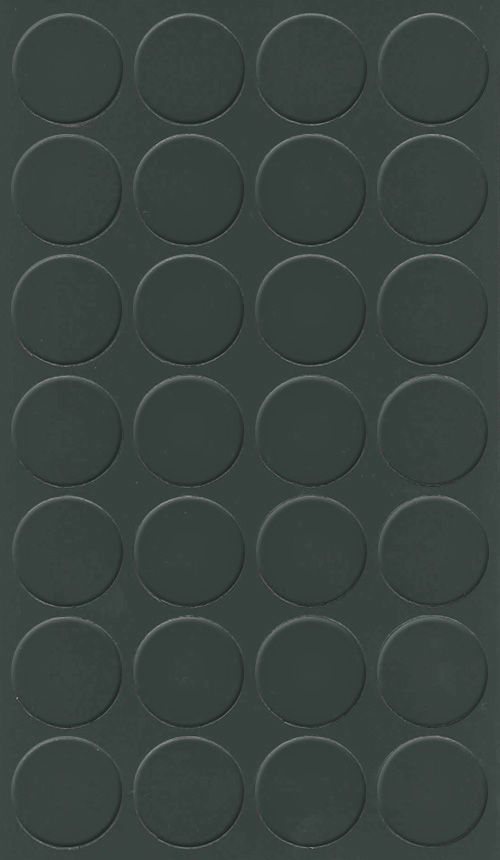 Selbstklebende Abdeckkappen f. Möbel - Ø 20 mm | Dekor: "Anthrazit dunkel" (28 Stk.)