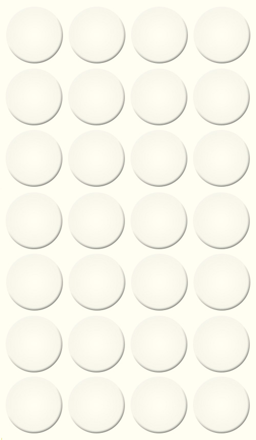 Selbstklebende Abdeckkappen f. Möbel - Ø 20 mm | Dekor: "Weiß-Struktur" (28 Stk.)