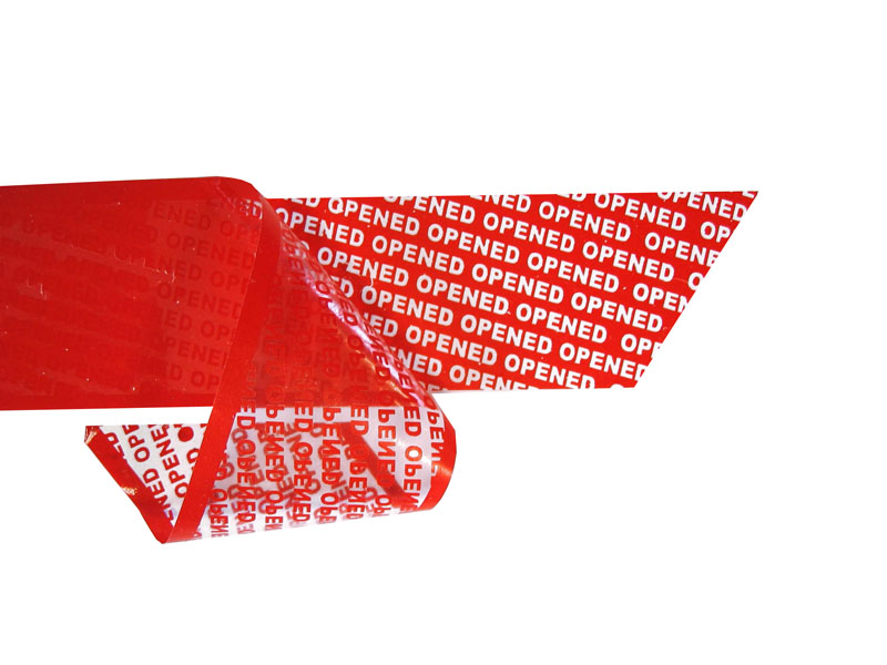 Siegel-Klebeband, orange "OPENED/VOID" | (B) 38mm (L) 50 m