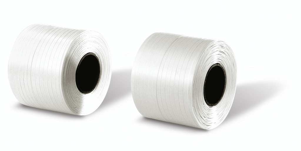 Textil-Umreifungsband (B) 13 mm (L) 1100 m | Kern-Ø: 76 m | Reißfest. 375 kg