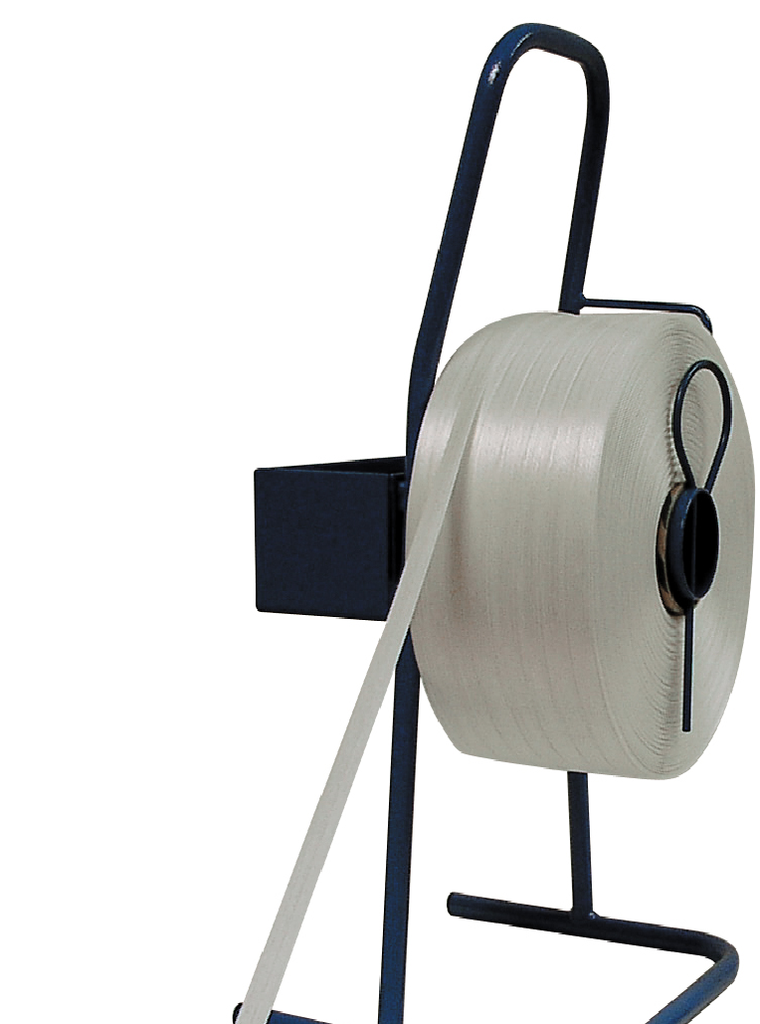Tragbarer Abroller für Textil-Umreifungsband | für Rollenkerndurchmesser 76mm