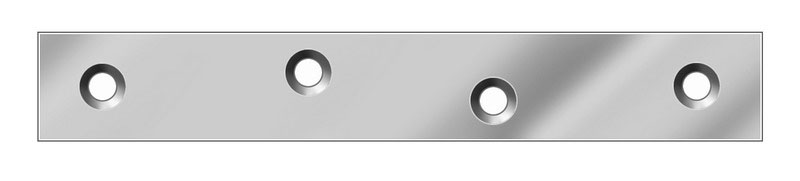 Verbindungsbleche | blau verzinkt | 40x15x2 mm (100 Stk.)