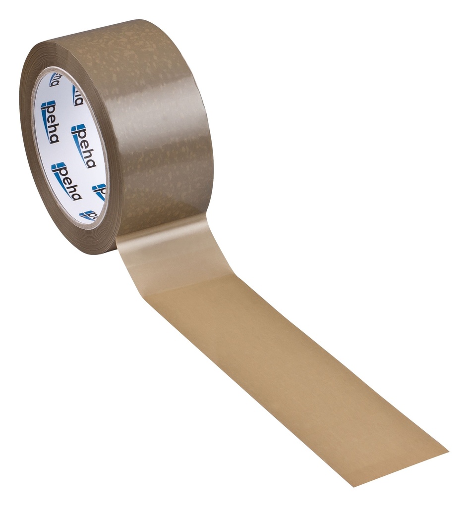 peha® PVC-Klebeband (B) 50 mm (L) 66 m | braun