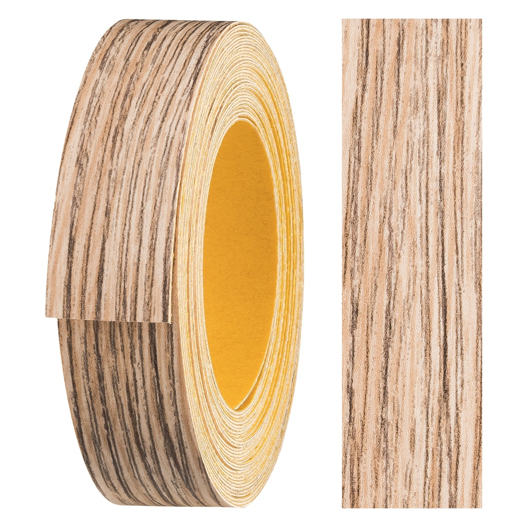 [26180374V-L5] Melaminkanten-Band selbstklebend, (L) 5m | (B) 18 mm | Dekor: Kirschbaum gestreift