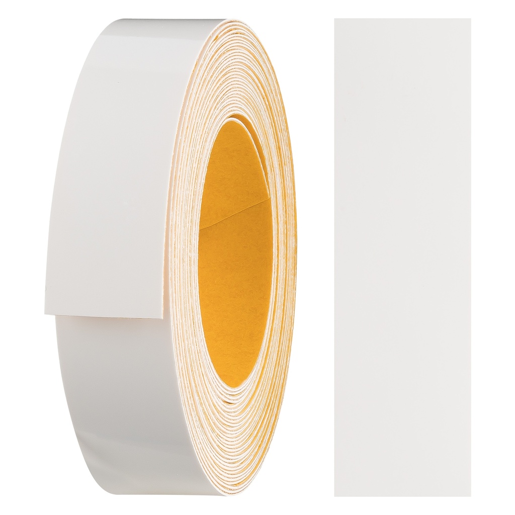 Melaminkanten-Band selbstklebend, (L) 5m | (B) 18 mm | Dekor: Weiß-glanz
