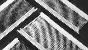 Heftfäden 40 mm, weiß, PP 50 Fäden an einem Strang