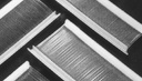 Heftfäden 65 mm, weiß, PP 50 Fäden an einem Strang