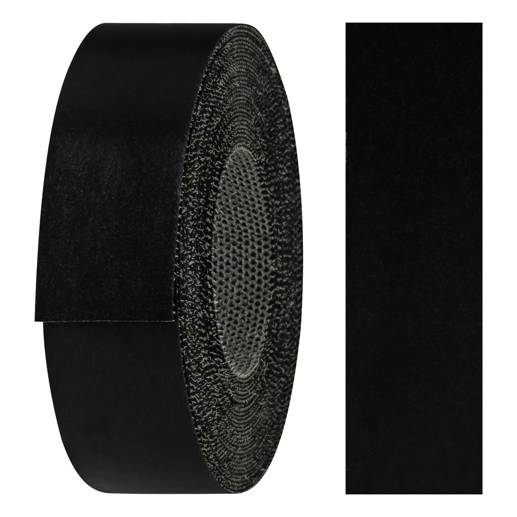 [2421008AV-L5] Melaminkantenumleimer m. Schmelzkleber, (L) 5 m | (B) 21 mm | Dekor: Schwarz-glatt