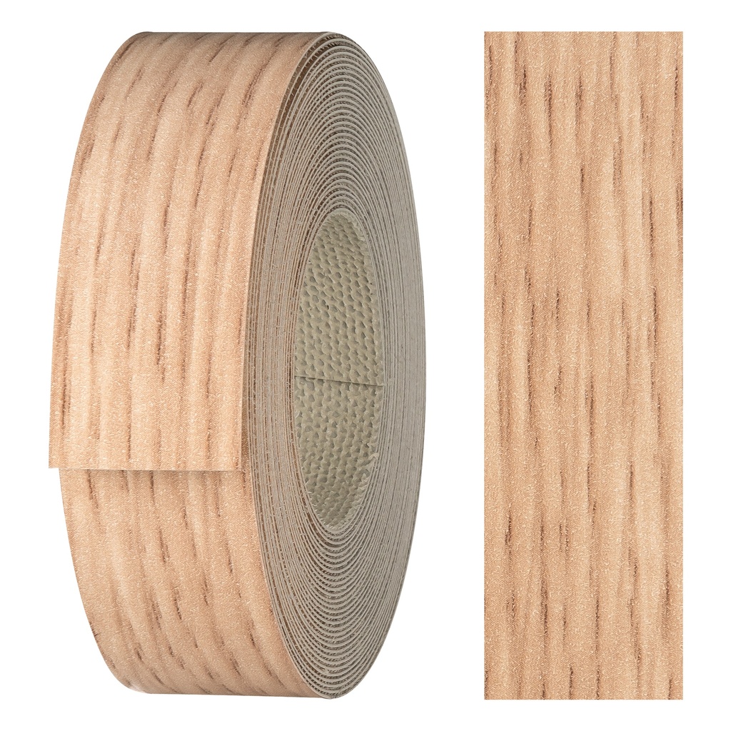 Melaminkantenumleimer m. Schmelzkleber, (L) 5 m | (B) 21 mm | Dekor: Eiche Lindberg
