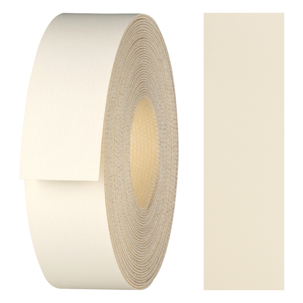 Melaminkantenumleimer m. Schmelzkleber, (L) 5 m | (B) 21 mm | Dekor: Ivori Weiß