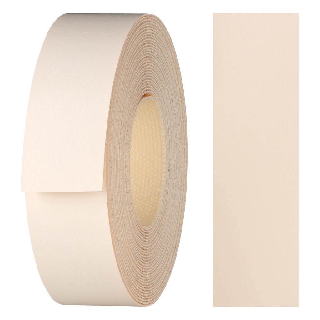Melaminkantenumleimer m. Schmelzkleber, (L) 5 m | (B) 21 mm | Dekor: Elfenbein