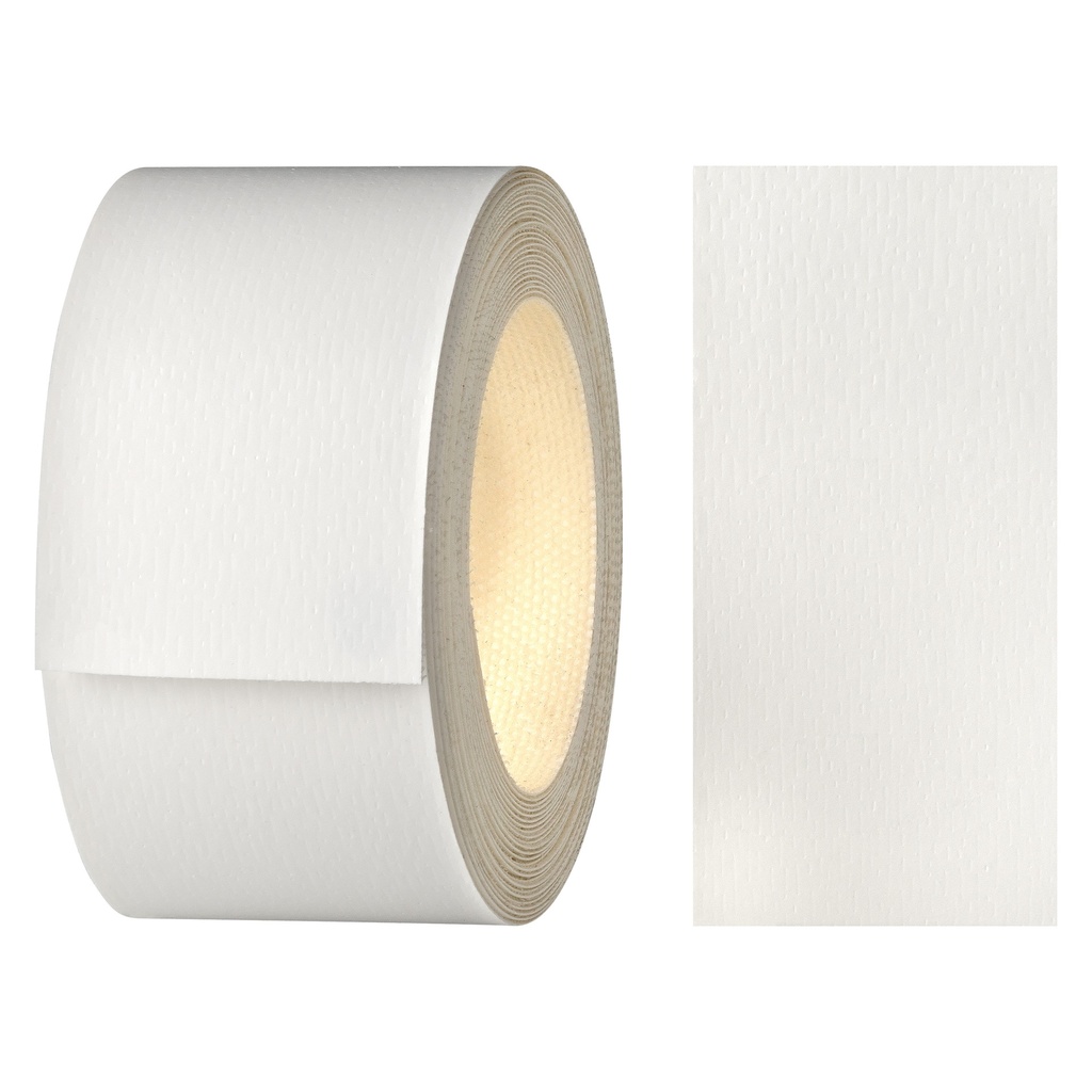 Melaminkantenumleimer m. Schmelzkleber, (L) 5 m | (B) 40 mm | Dekor: Weiß-Struktur