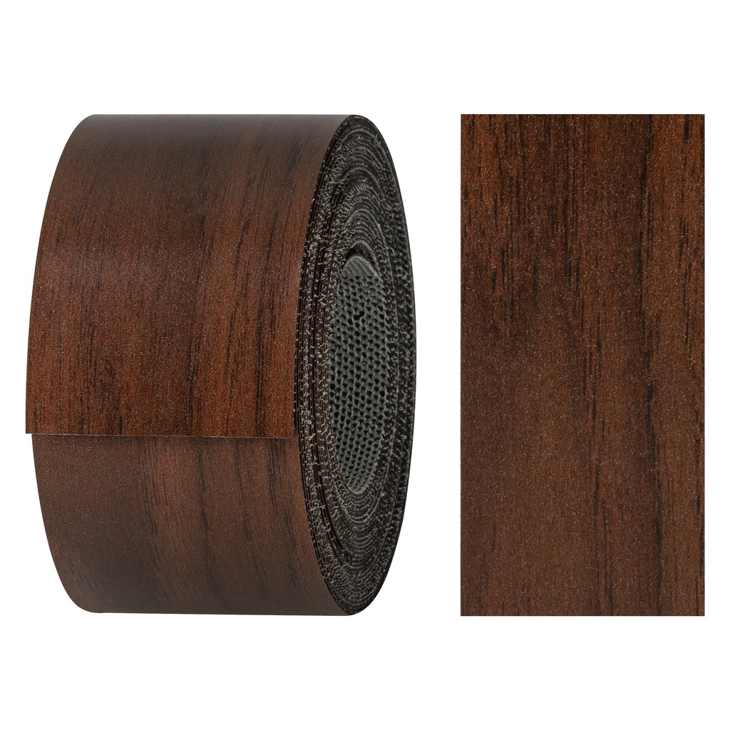 Melaminkantenumleimer m. Schmelzkleber, (L) 5 m | (B) 40 mm | Dekor: Nussbaum Kanada