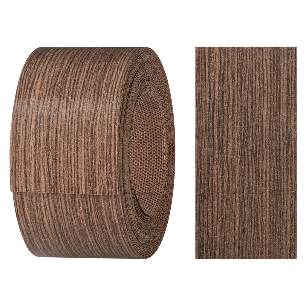 [24400186V-L5] Melaminkantenumleimer m. Schmelzkleber, (L) 5 m | (B) 40 mm | Dekor: Legno Tabac