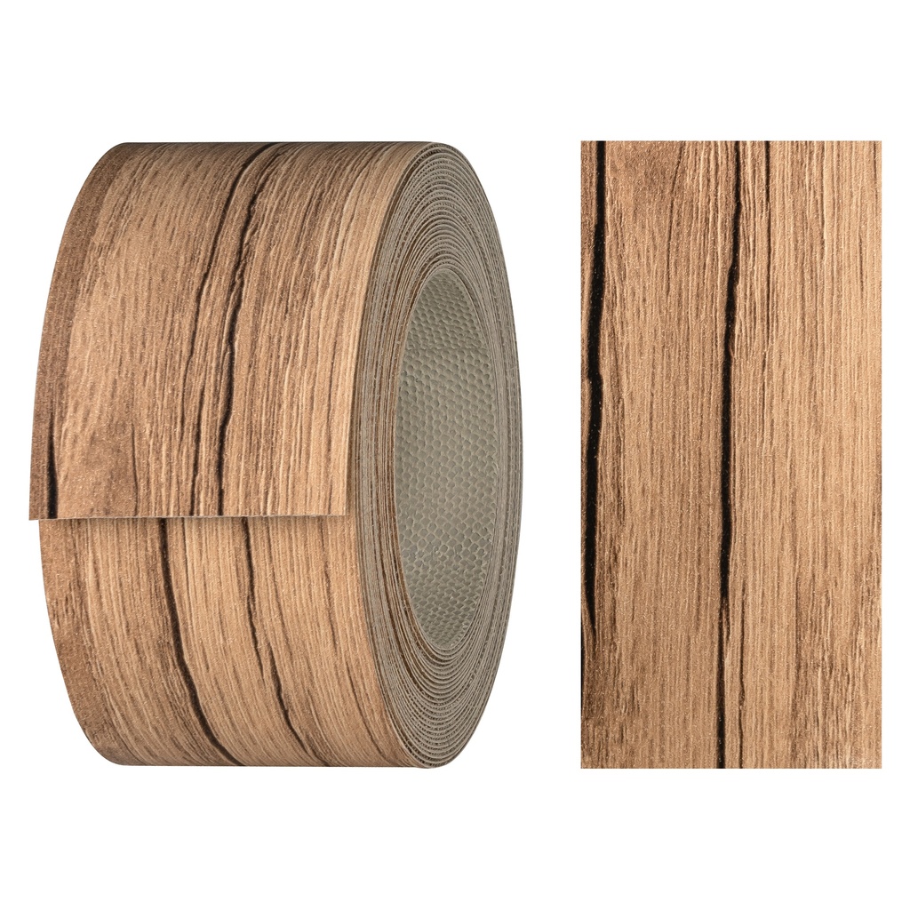 Melaminkantenumleimer m. Schmelzkleber, (L) 5 m | (B) 40 mm | Dekor: Grandeiche natur