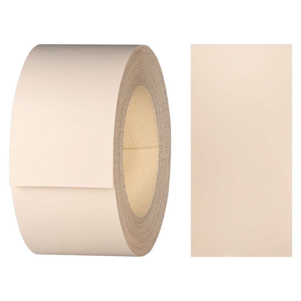 Melaminkantenumleimer m. Schmelzkleber, (L) 5 m | (B) 40 mm | Dekor: Elfenbein