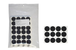 [27V-T3181] Anti-Rutsch-Pads a. Moosgummi, schwarz | Ø 22 mm | Stärke: 3 mm (120 Stk.)