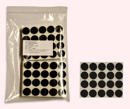 [27V-T3180] Anti-Rutsch-Pads a. Moosgummi, schwarz | Ø 17 mm | Stärke: 3 mm (200 Stk.)
