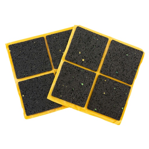 [28V-T3415S2] Antirutsch-Pads, selbstklebend, schwarz | 65 x 65 mm | Stärke: 3 mm (8 Stk.)