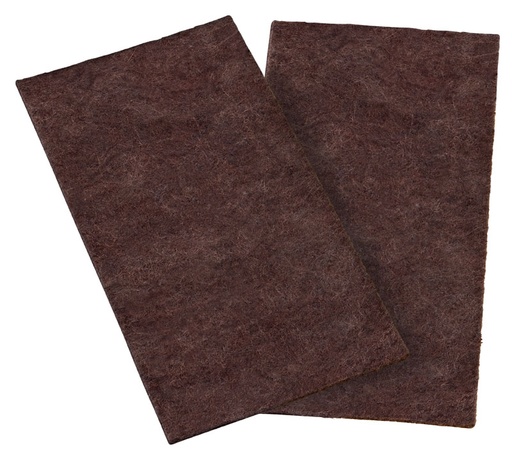 [2632197V-F01] Bastelfilz OHNE Kleber STANDARD- 3,0mm stark, A4 | braun | DIN A4 (210x297 mm)