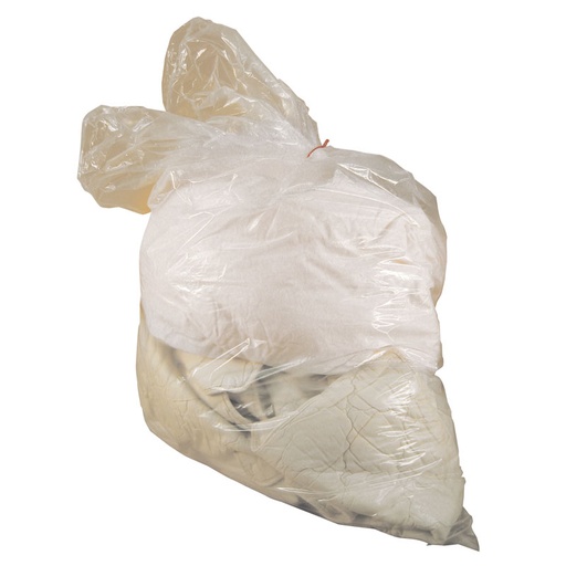 [230250-F] Bettzeugsäcke transparent, gefaltet | (LxB) 100 x 160 cm | Qualität: Typ 70