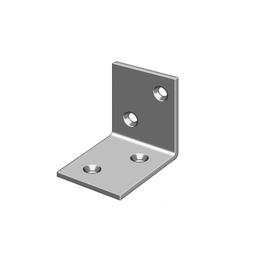 [851V-BB4061] Breitwinkel | blau verzinkt | 40x40x40x2 mm (50 Stk.)
