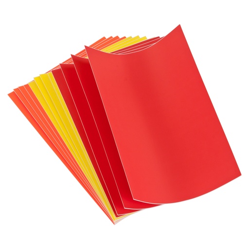 [210297V-RO] Einzelblatt-Etiketten festhaft. DIN A4 (500 Blatt) | rot (HKS 8)