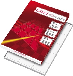 [21V-G40040] Etiketten Einzelblatt DIN A4, weiß (100 Blatt) | rund, Ø 40 mm | 24 Etik./Blatt