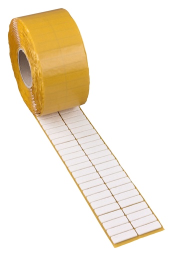 [2840V-RV1545] Filzgleiter selbstkl. STANDARD- 3,0 mm stark, weiß | rechteckig, 15 x 45 mm