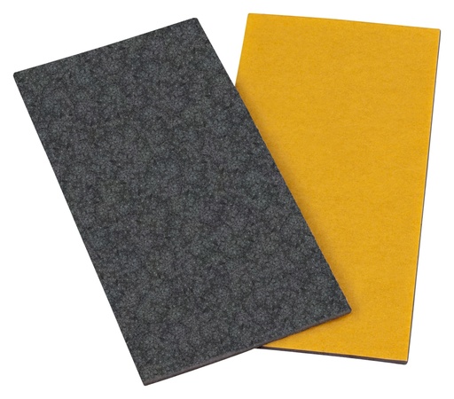 [2821020-F02] Filzplatte selbstkl. SLIM - 1,7 mm stark | 100 x 200 mm | grau