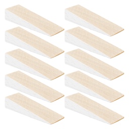 [166P10V-G6512] Hartholzkeile aus Buche natur (10 Stück) | (LxBxH) 65 x 20 x 12 mm