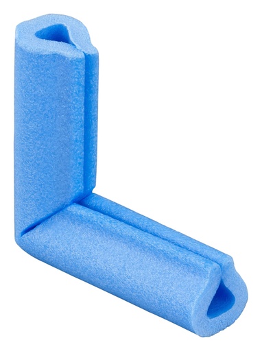 [951202V-K25] Kantenschutz-Eckprofil aus PE-Schaum, blau | Für Kante mit: 25 mm