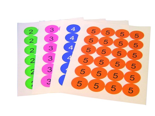 [6290-SET] Logistik-Etik.,Wareneingang/ | Monat 1-12 in versch.Farben