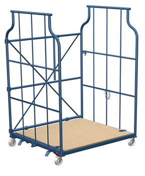 [4000V-C1300] Möbel-Corlette inkl. Stapelklauen, Traglast: 600kg | Außenmaße (BxTxH): 1300x1150x1800 mm