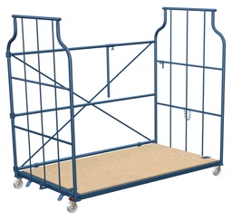 [4000V-C2000] Möbel-Corlette inkl. Stapelklauen, Traglast: 600kg | Außenmaße (BxTxH): 2000x1150x1800 mm