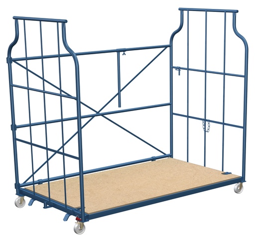 [4000V-C2000] Möbel-Corlette inkl. Stapelklauen, Traglast: 600kg | Außenmaße (BxTxH): 2000x1150x1800 mm